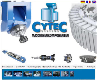 Cytec Equipements de machines d'usinage CNC 5 Axes - Vérins à verrouillage - Systèmes de Serrage/Bridage